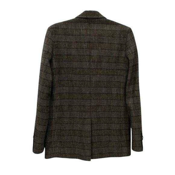 IRO Houli Plaid Tweed Blazer Jacket Brown FR 36 US 4 Oversized Wool Check - Picture 10 of 13